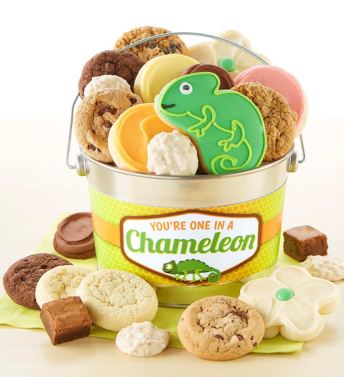 You're One in a Chameleon Treats Pail